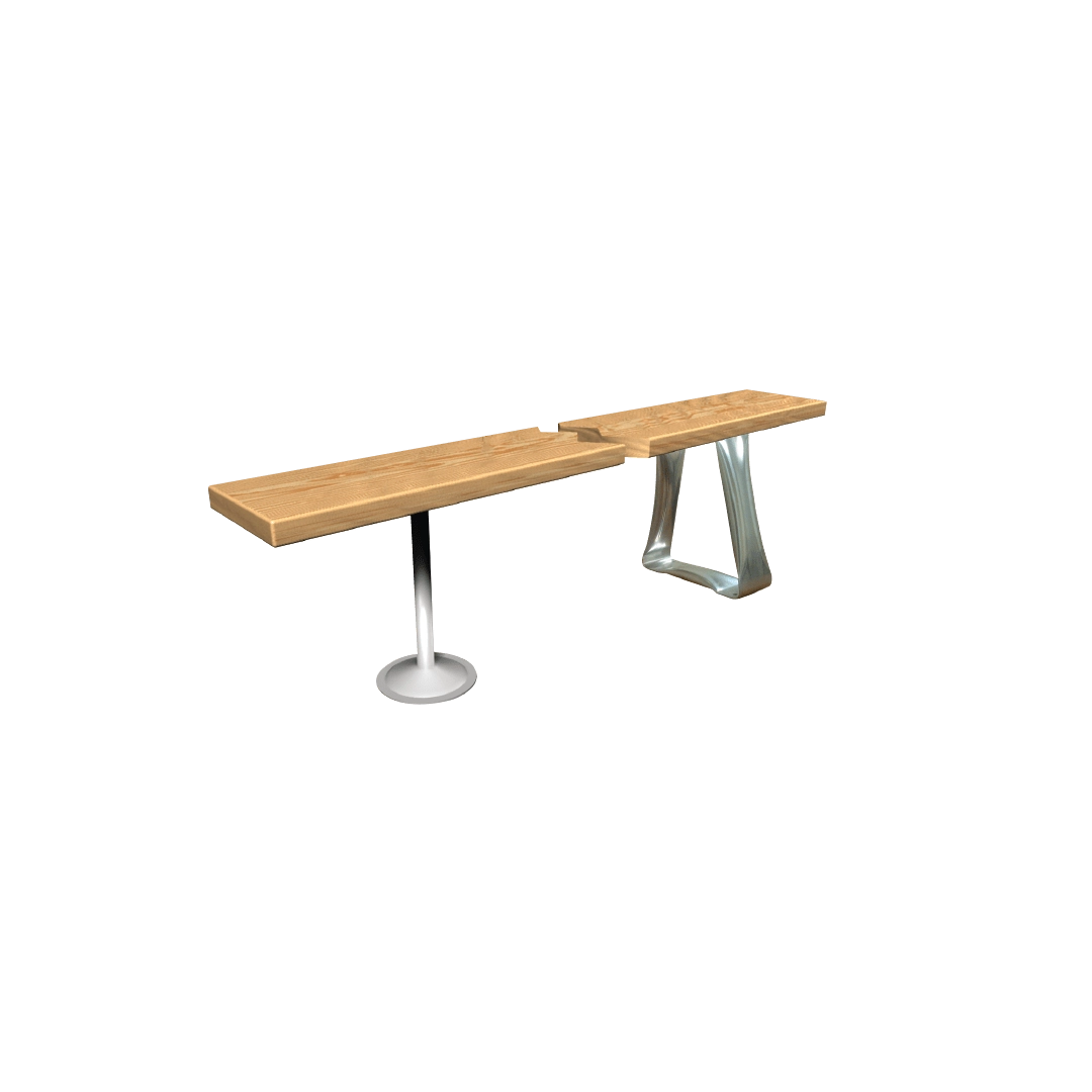 ASI Locker-Room Bench Tops and Pedestals — ASI-Locker Accessories-Benches