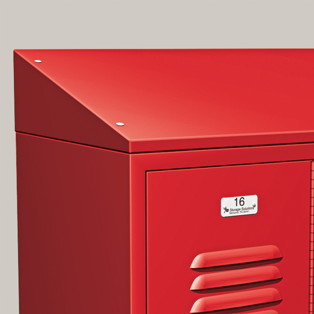 ASI Continuous Steel Locker Slope Hoods