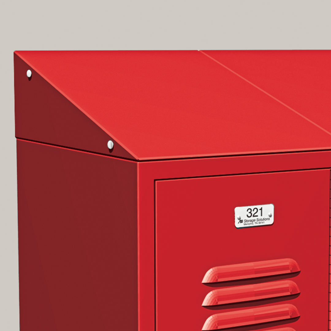 ASI Individual Locker Slope Tops and Row Ends