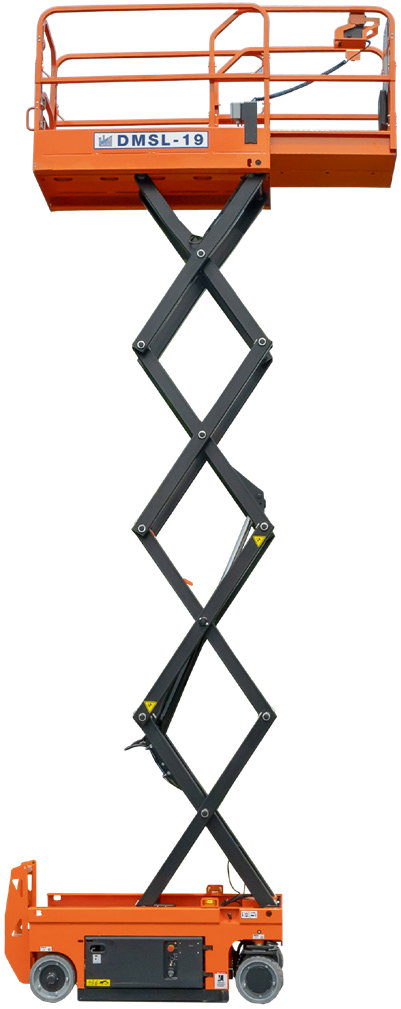 Drivable Personnel Scissor Lifts — DMSL and DSL Series — catalog equipment photograph