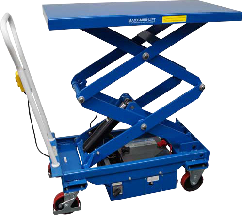 Battery-Powered Hydraulic Lift Carts — MMLE Series — catalog equipment photograph