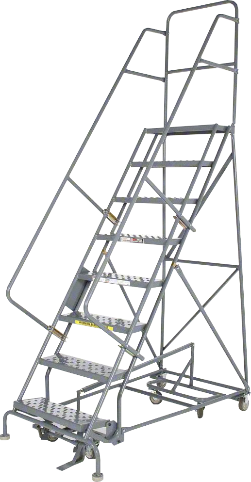 All-Direction Safety-Angle Rolling Ladders — catalog equipment photograph
