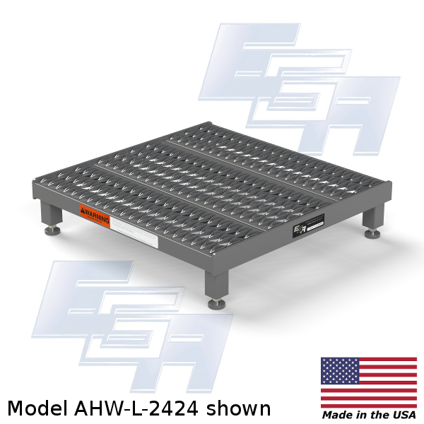 EGA Products One-Step Adjustable Height Platforms (AHW – SERIES) manufacturer image
