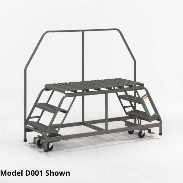 EGA Products Dual Access Mobile Platform Rolling Ladder (D – SERIES) manufacturer image