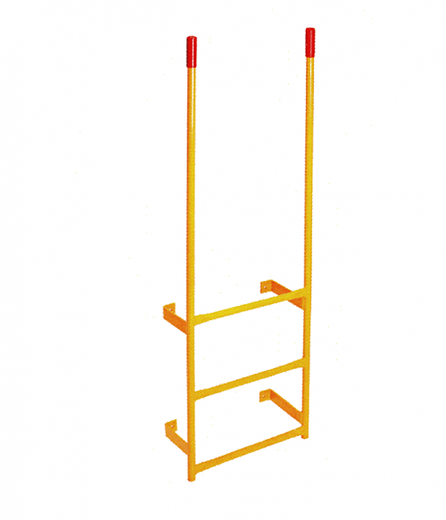 Steel Wall Mount Walk Thru Fixed Dock Ladder