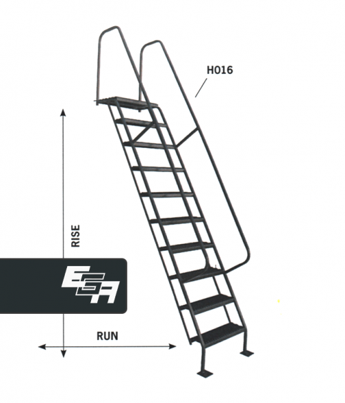 All Welded Access Stairways 60°