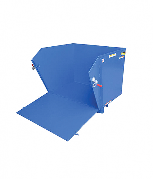 Vestil Steel Self-Dumping Hoppers With Fold Down Front