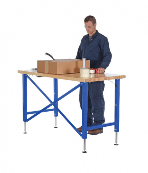 Vestil Manual Adjustable Ergonomic Work Benches