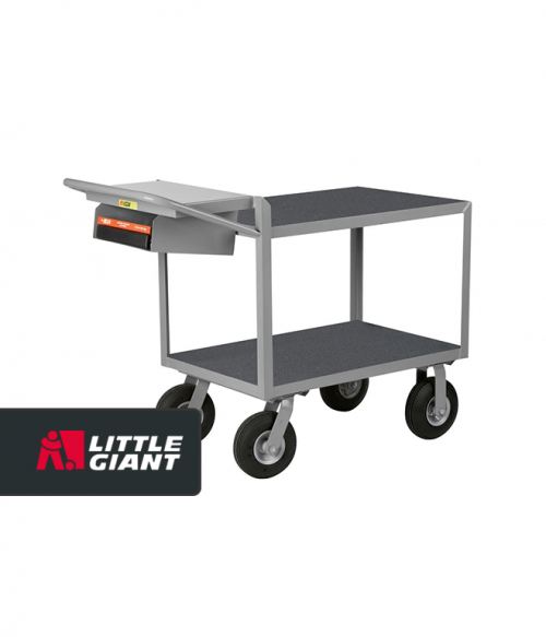 Instrument Cart With Writing Shelf and Storage Pocket