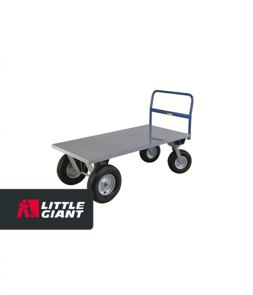 High Deck Cushion Load Platform with Pneumatic Tires