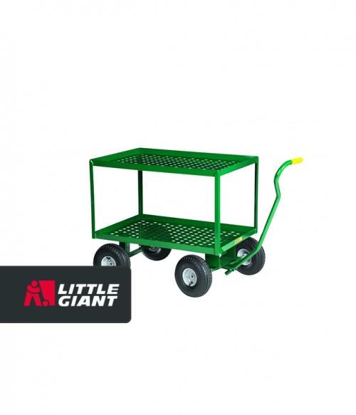 2 Shelf Nursery Wagon-Perforated Steel Deck