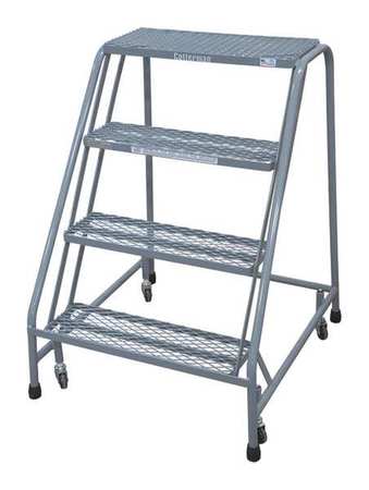 40" H STEEL ROLLING LADDER, 450 LB. LOAD CAPACITY