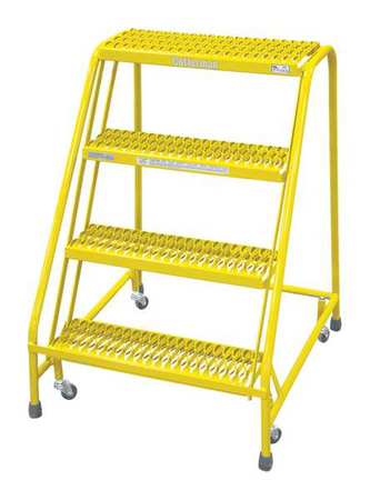 40" H STEEL ROLLING LADDER, 450 LB. LOAD CAPACITY