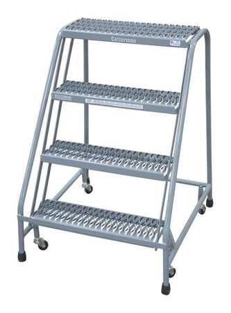 40" H STEEL ROLLING LADDER, 450 LB. LOAD CAPACITY