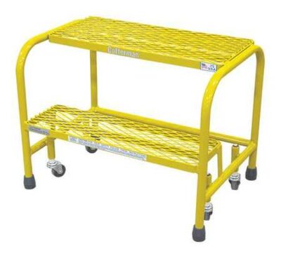 20" H Steel Rolling Ladder, 450 lb. Load Capacity