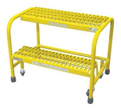 20" H Steel Rolling Ladder, 450 lb. Load Capacity