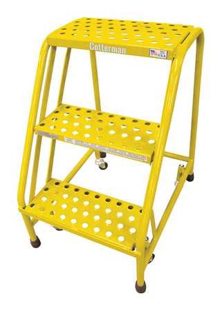 30" H STEEL ROLLING LADDER, 450 LB. LOAD CAPACITY