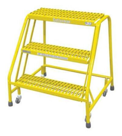 30" H STEEL ROLLING LADDER, 450 LB. LOAD CAPACITY