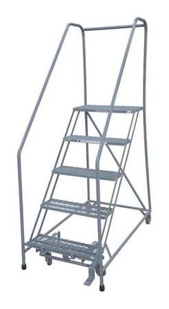 4 STEPS, 40" H STEEL ROLLING LADDER, 450 LB. LOAD CAPACITY