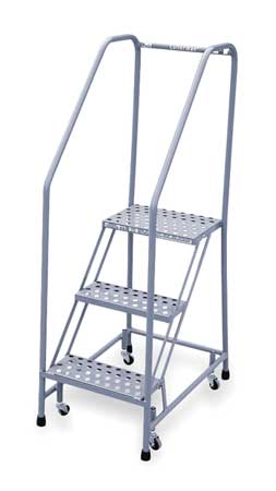 30" H ALUMINUM ROLLING LADDER, 350 LB. LOAD CAPACITY