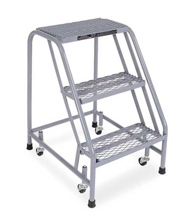 30" H STEEL ROLLING LADDER, 450 LB. LOAD CAPACITY