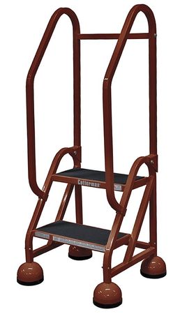 18" H Steel Rolling Ladder, 450 lb. Load Capacity