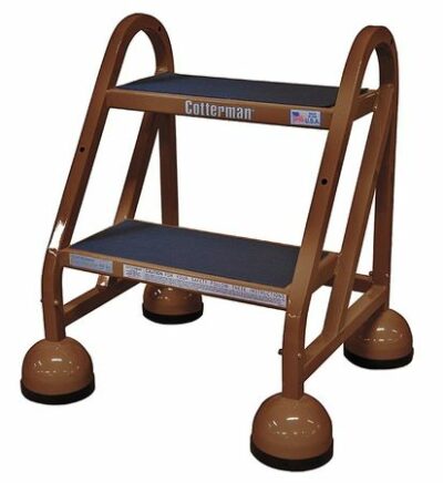 18" H Steel Rolling Ladder, 450 lb. Load Capacity