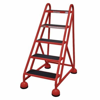45" H STEEL ROLLING LADDER, 450 LB. LOAD CAPACITY