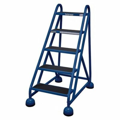 45" H STEEL ROLLING LADDER, 450 LB. LOAD CAPACITY