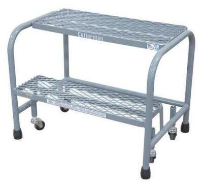 20" H Steel Rolling Ladder, 450 lb. Load Capacity
