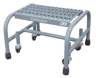 12" H Steel Rolling Ladder, 450 lb. Load Capacity
