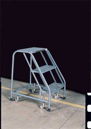 30" H STEEL ROLLING LADDER, 450 LB. LOAD CAPACITY