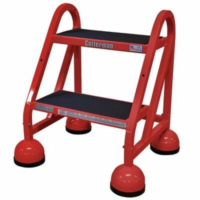 18" H Steel Rolling Ladder, 450 lb. Load Capacity