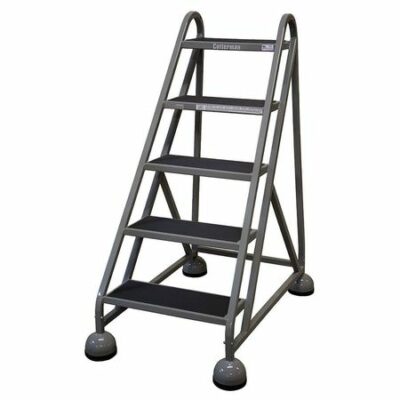 45" H STEEL ROLLING LADDER, 450 LB. LOAD CAPACITY