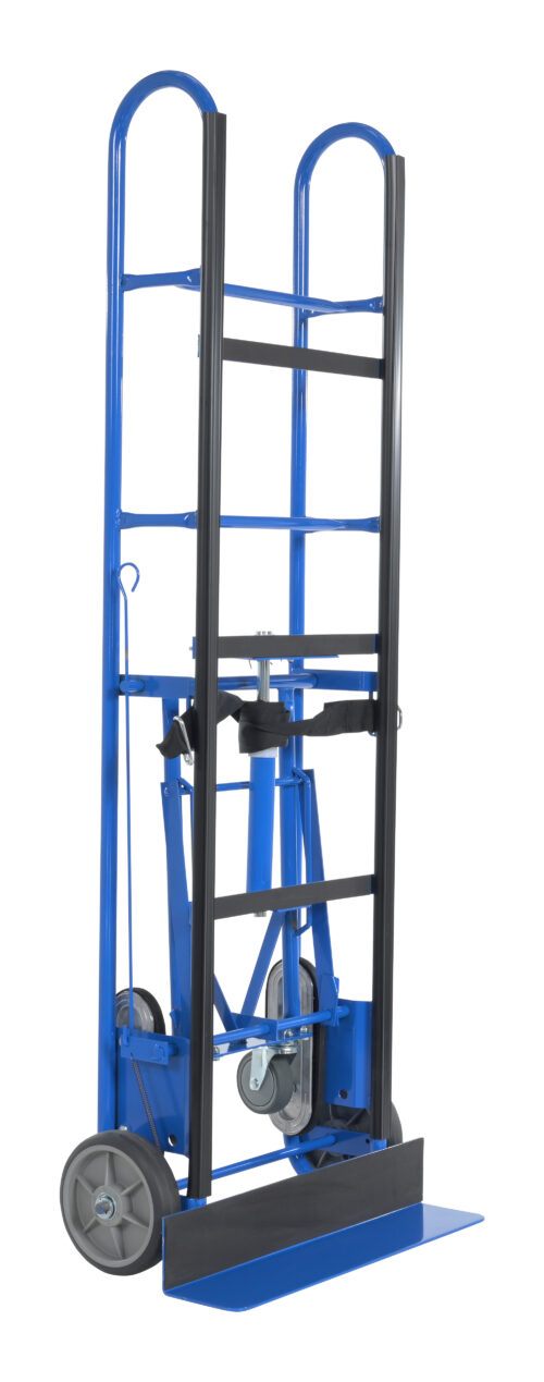 Vestil Steel Ratchet Appliance Cart 17 In. x 24 In. x 66 In. 1200 Lb. Capacity Blue APPL-1200-66