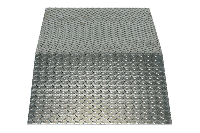 Vestil Aluminum Heavy Duty Wheel Riser 48 In. x 24 In. x 5-15/16 In. 30000 Lb. Capacity Silver ATWR-24-6-48 - Image 3