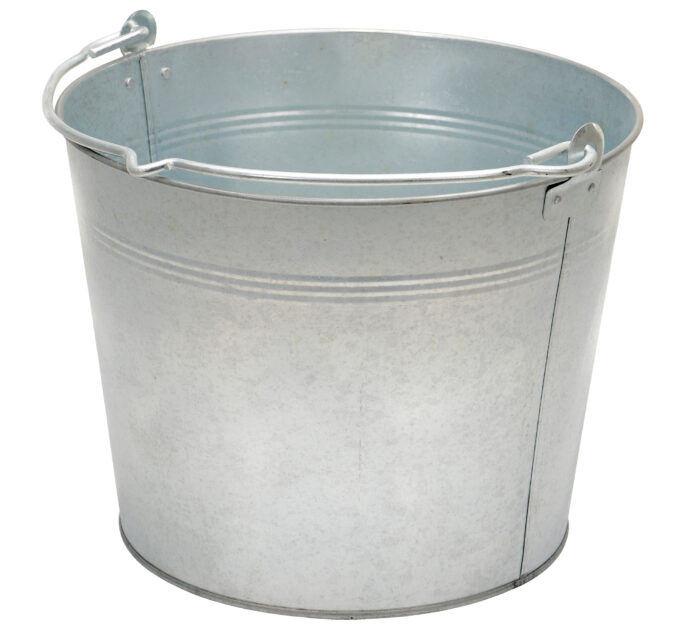 Vestil Galvanized Steel Bucket 3-1/4 Gallon Capacity BKT-GAL-325 - Image 2
