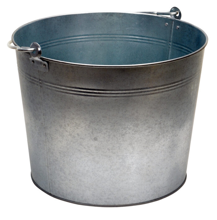 Vestil Galvanized Steel Bucket 5 Gallon Capacity BKT-GAL-500