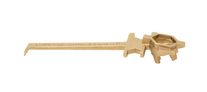 Vestil Bronze Alloy Non-Sparking Straight Drum Bung Nut Wrench BNW-BX-W - Image 3