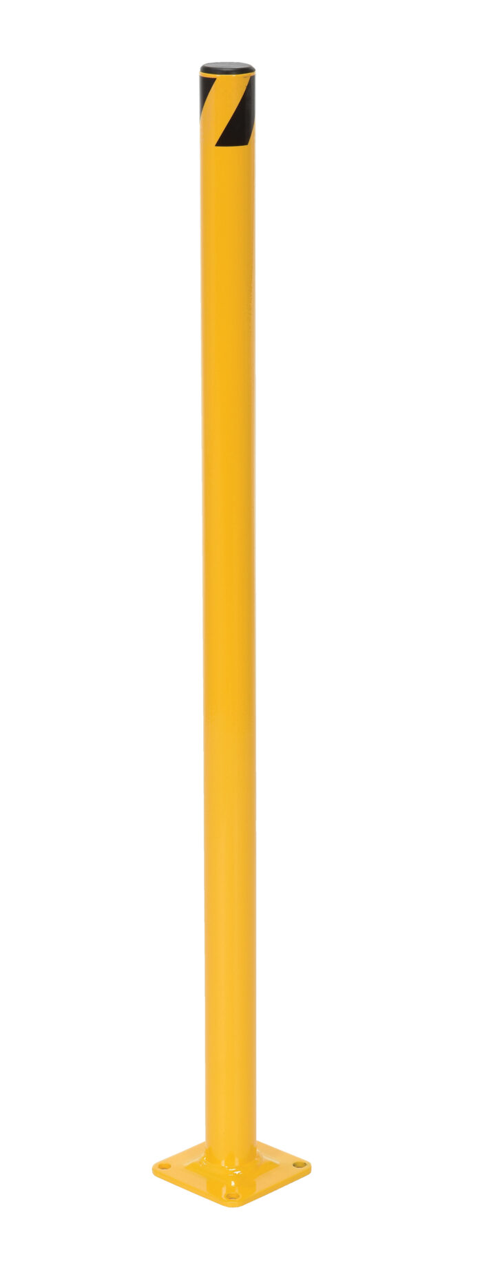 Vestil Steel Pipe Safety Bollard 36 In. x 1-3/4 In. Yellow BOL-36-2