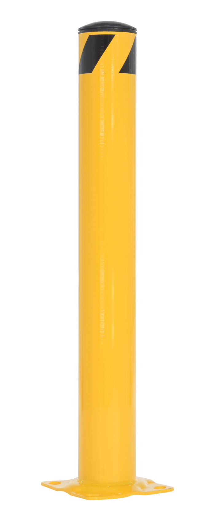 Vestil Steel Pipe Safety Bollard 36 In. x 4-1/2 In. Yellow BOL-36-4.5 - Image 2