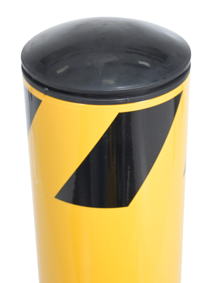 Vestil Steel Pipe Safety Bollard 36 In. x 4-1/2 In. Yellow BOL-36-4.5 - Image 3