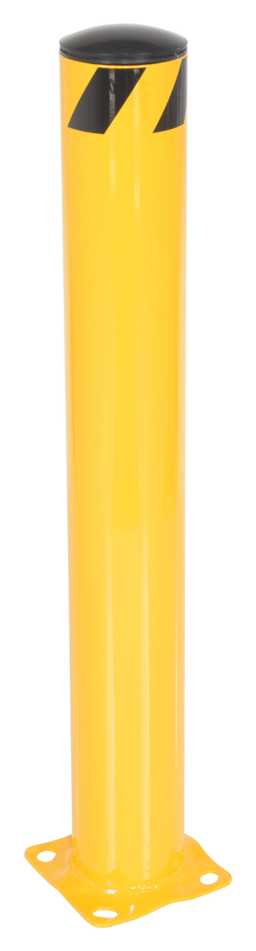 Vestil Steel Pipe Safety Bollard 42 In. x 5-1/2 In. Yellow BOL-42-5.5