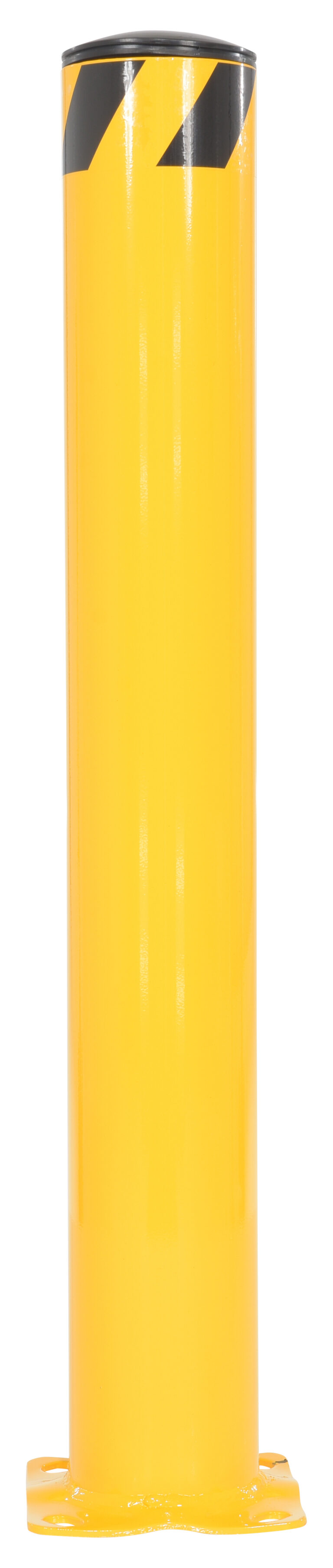 Vestil Steel Pipe Safety Bollard 42 In. x 5-1/2 In. Yellow BOL-42-5.5 - Image 2