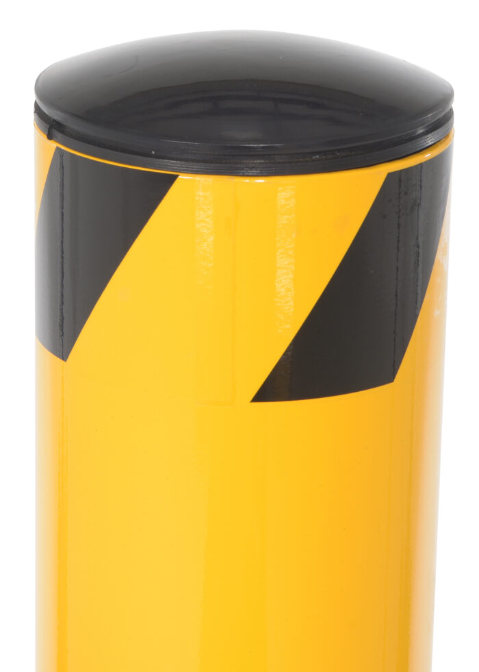 Vestil Steel Pipe Safety Bollard 42 In. x 5-1/2 In. Yellow BOL-42-5.5 - Image 3