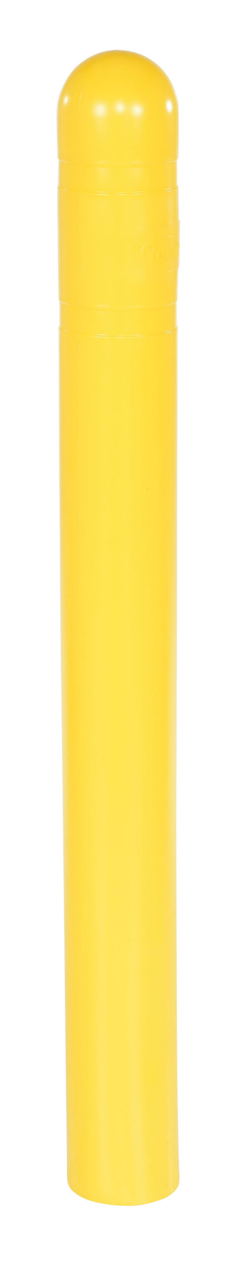 Vestil Low Density Polyethylene Bollard Post Cover 52 In. x 5 In. Yellow BPC-4