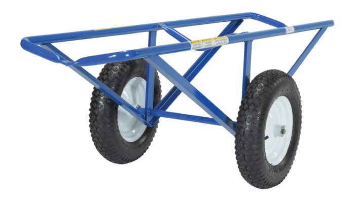 Vestil Portable Carpet Dolly with Pneumatic Wheels 61 In. x 26 In. x 20 In. 500 Lb. Capacity Blue CARPET-45 - Image 2