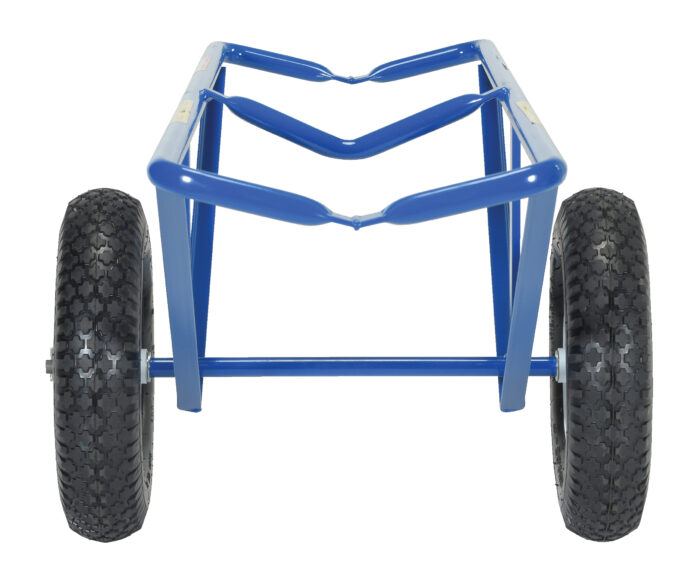 Vestil Portable Carpet Dolly with Pneumatic Wheels 61 In. x 26 In. x 20 In. 500 Lb. Capacity Blue CARPET-45 - Image 3
