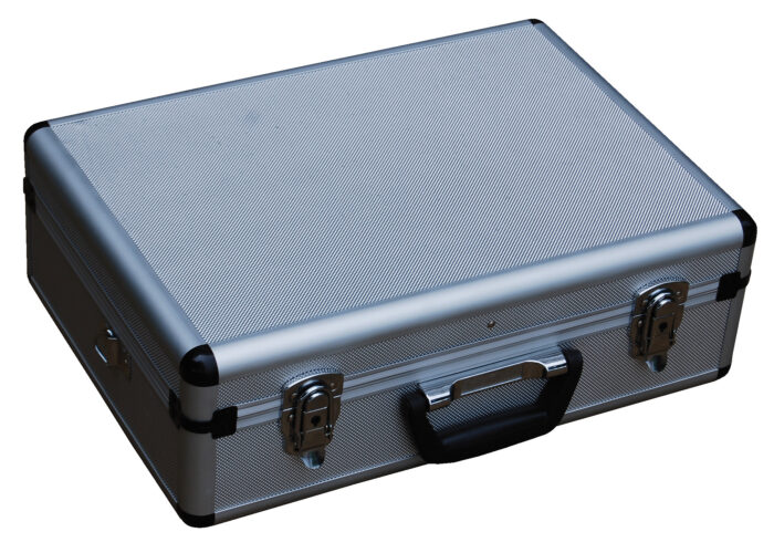 Vestil Aluminum Carrying Case 18 In. x 14 In. Silver CASE-1814 - Image 2