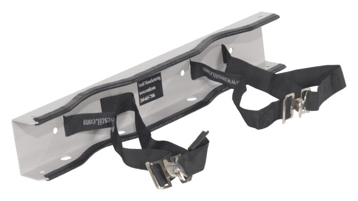 Vestil Steel Wall-Mounted 2 Cylinder Bracket CB-W-2S